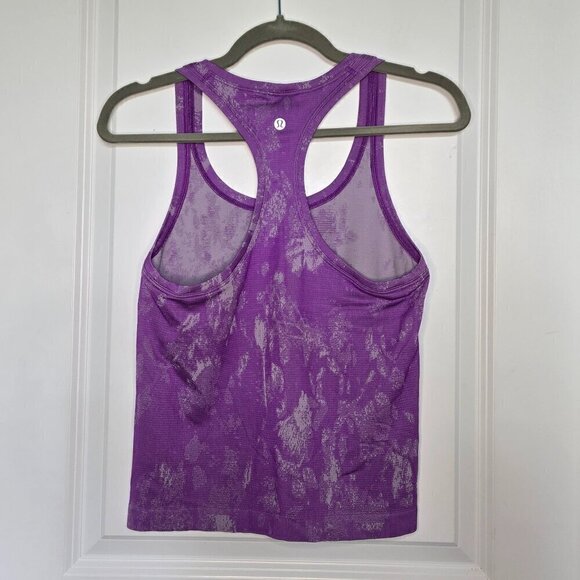 Lululemon Swiftly Tech RB Tank 2.0 *Race Length - Shadow Bloom Moonlit Magenta - Picture 4 of 10
